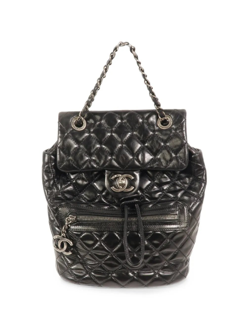 CC turn-lock quilted backpack