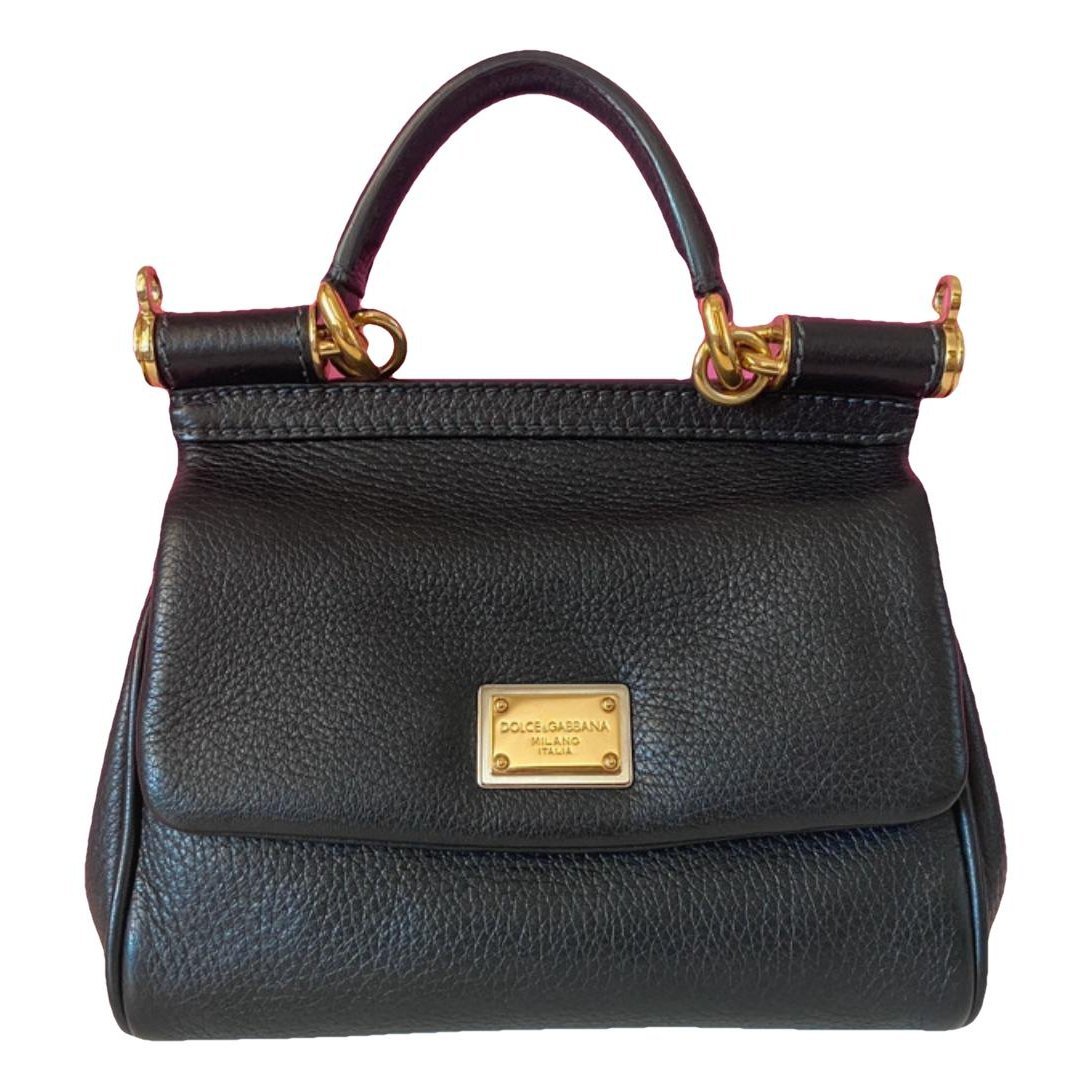 Dolce & Gabbana Sicily leather handbag