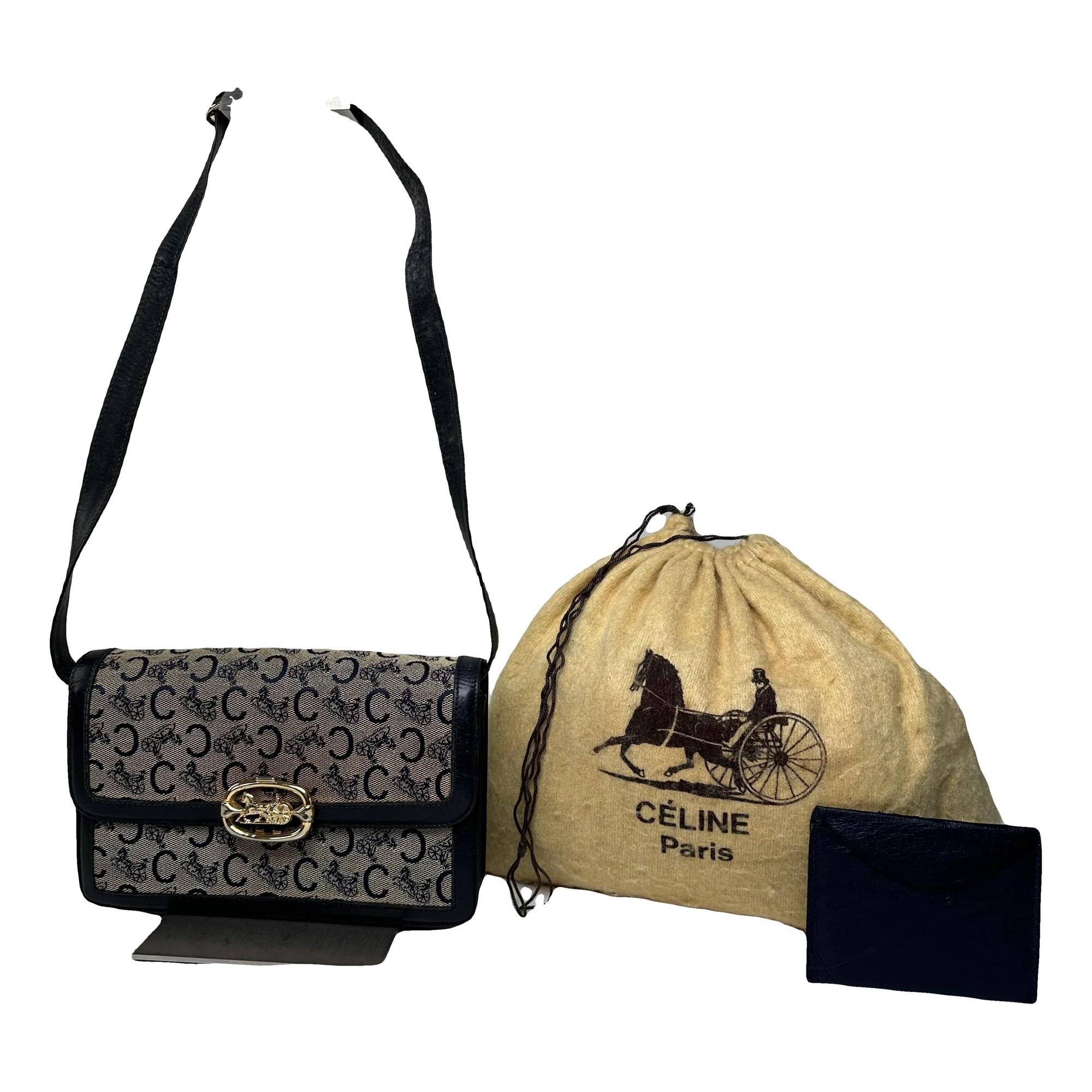 Triomphe leather handbag