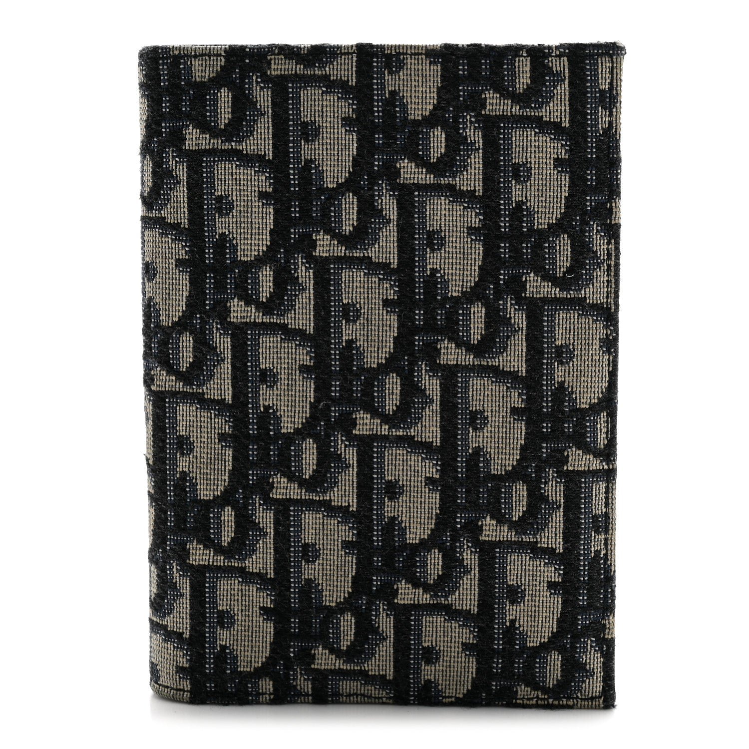 Dior Oblique Passport Holder Blue