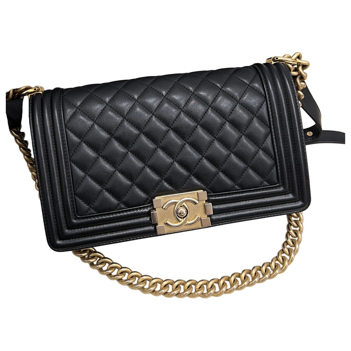 Boy leather crossbody bag