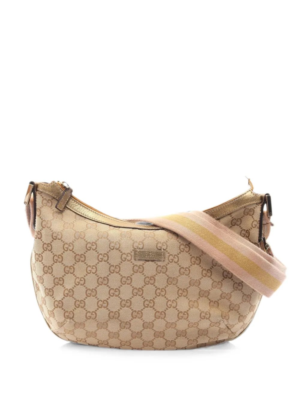 2000s GG canvas shoulder bag