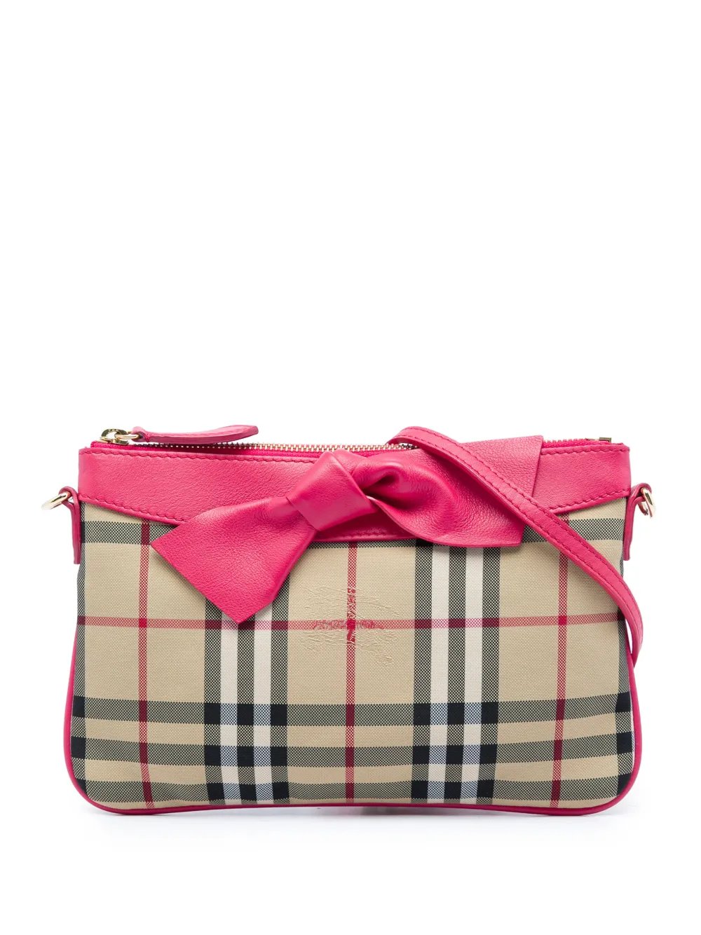 2000-2017 Haymarket Check Nylon Peyton Bow Tie crossbody bag