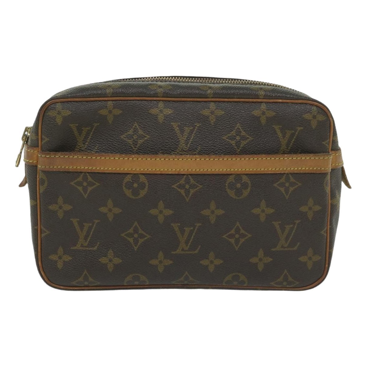 Leather clutch bag