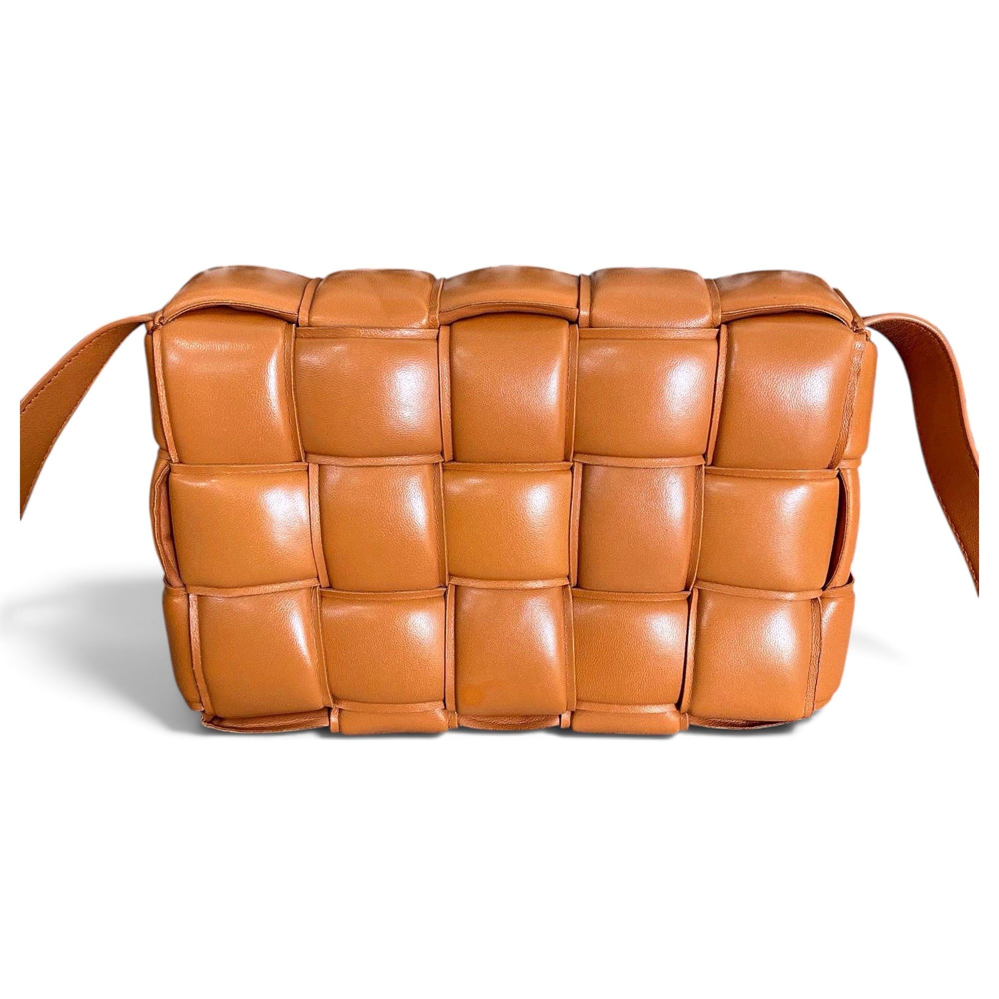 Cassette Padded leather handbag