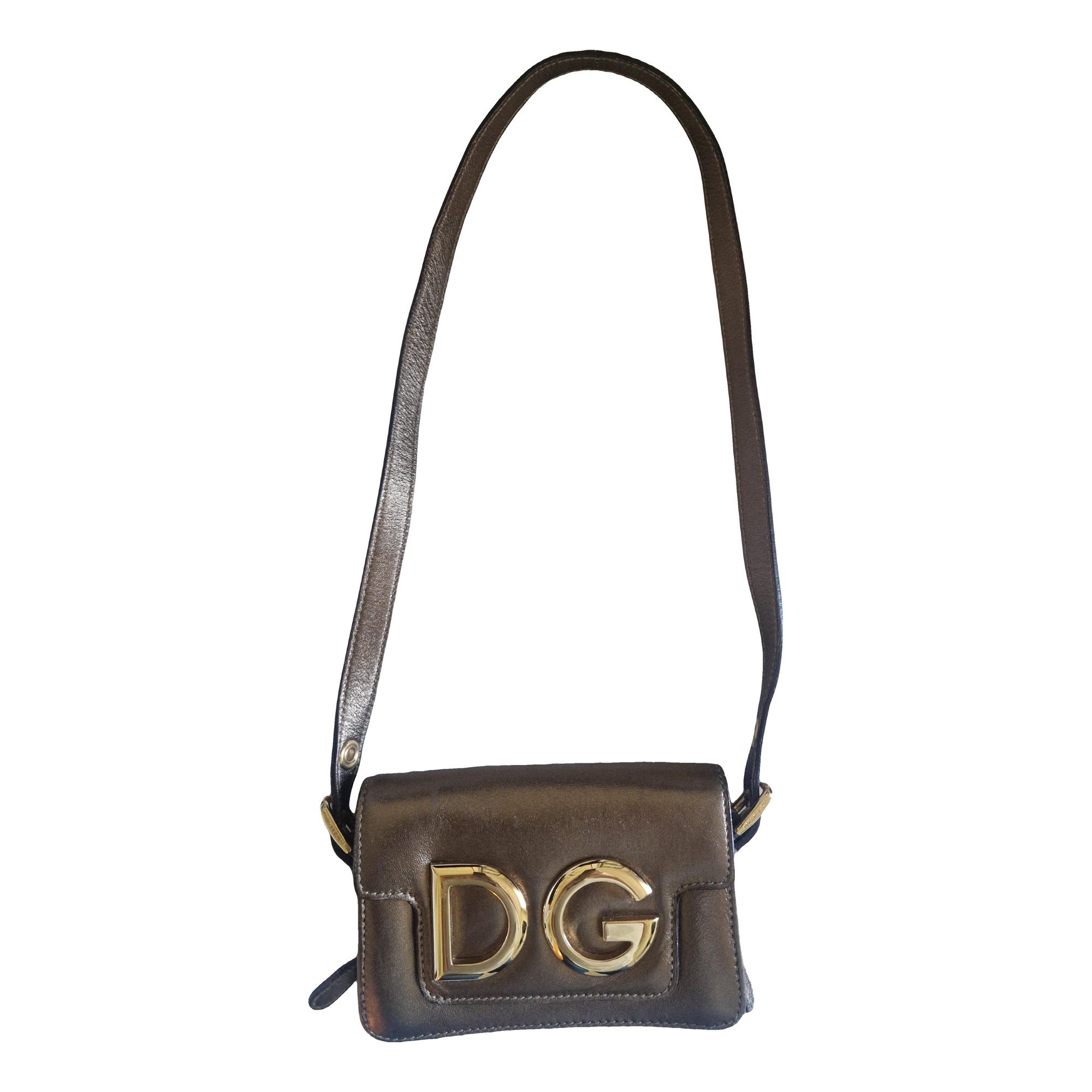 Leather clutch bag