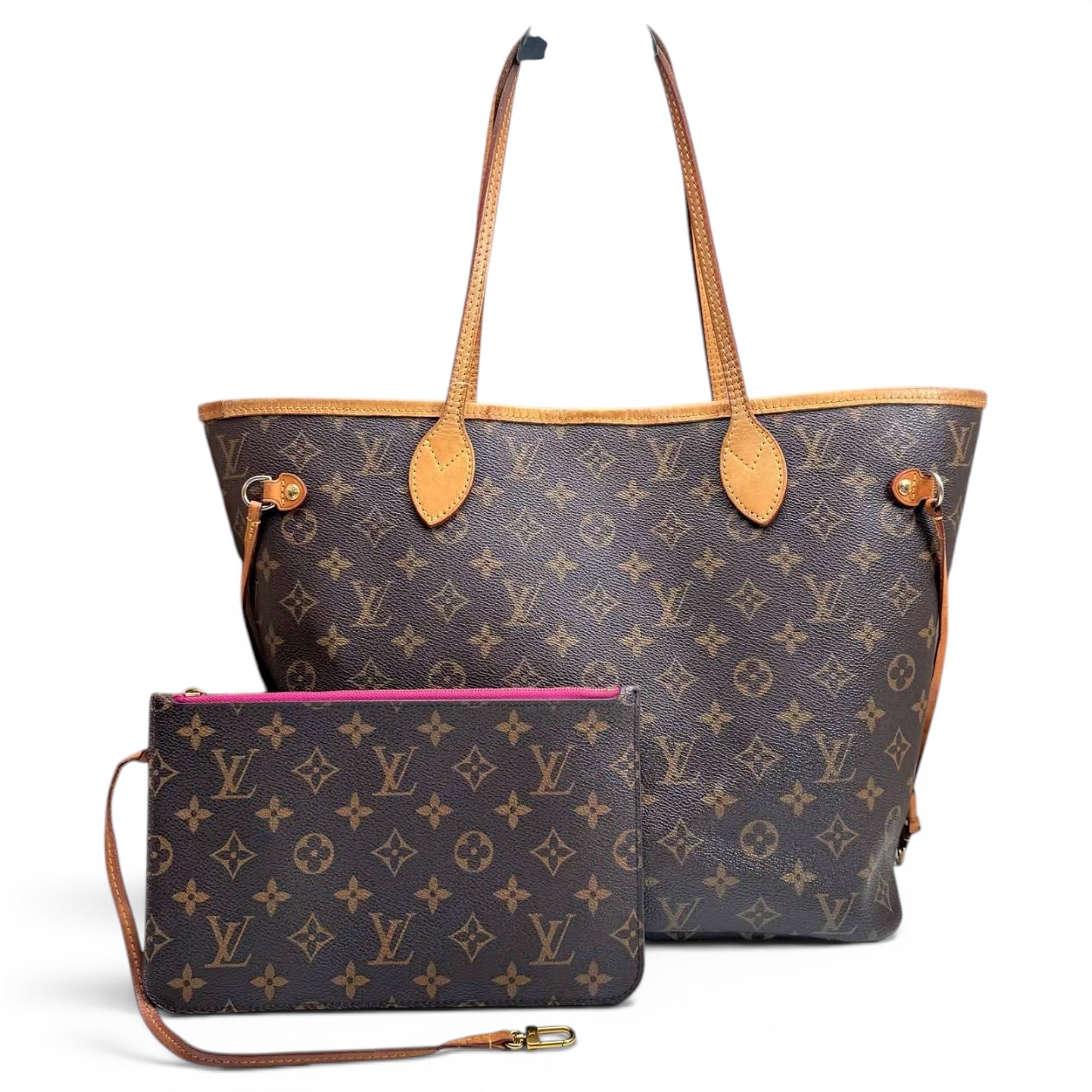 Neverfull leather handbag