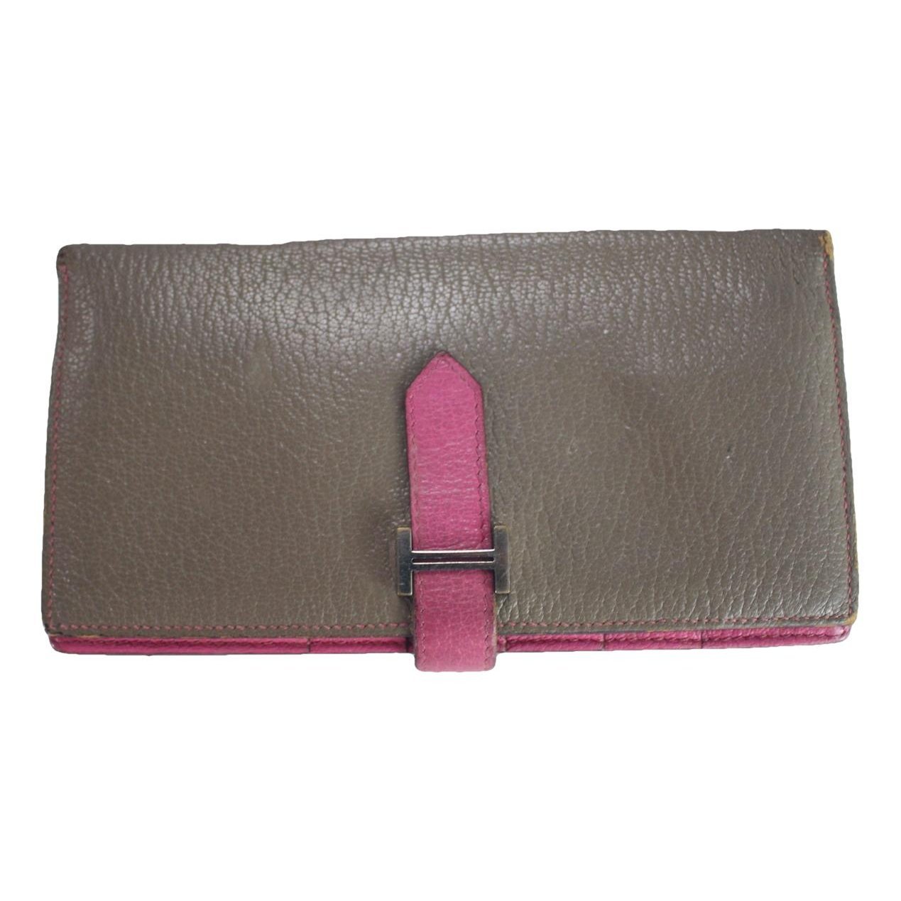 Dogon leather clutch bag