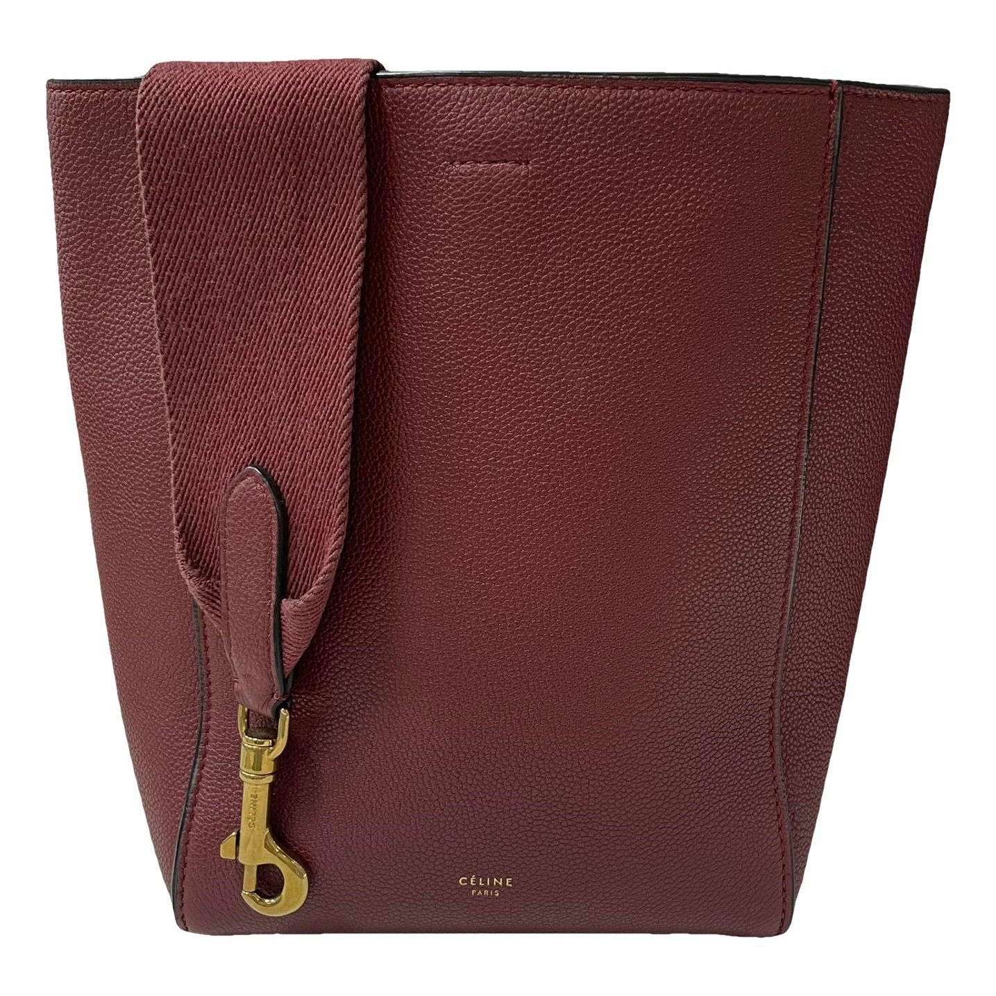 Seau Sangle leather handbag