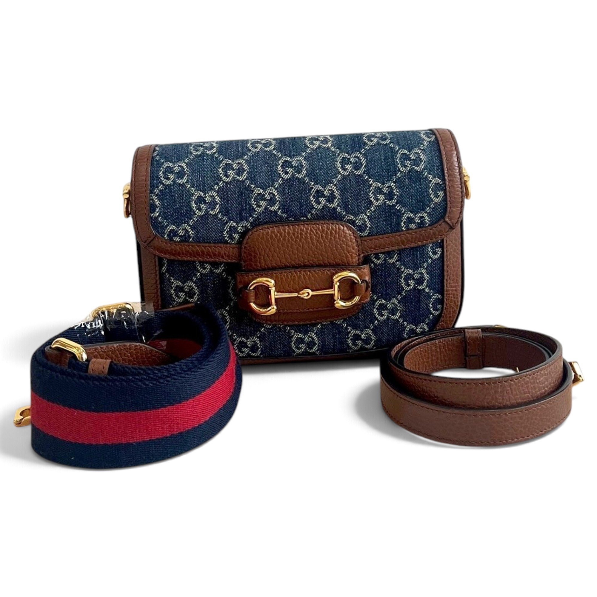 Horsebit 1955 Flap cloth handbag