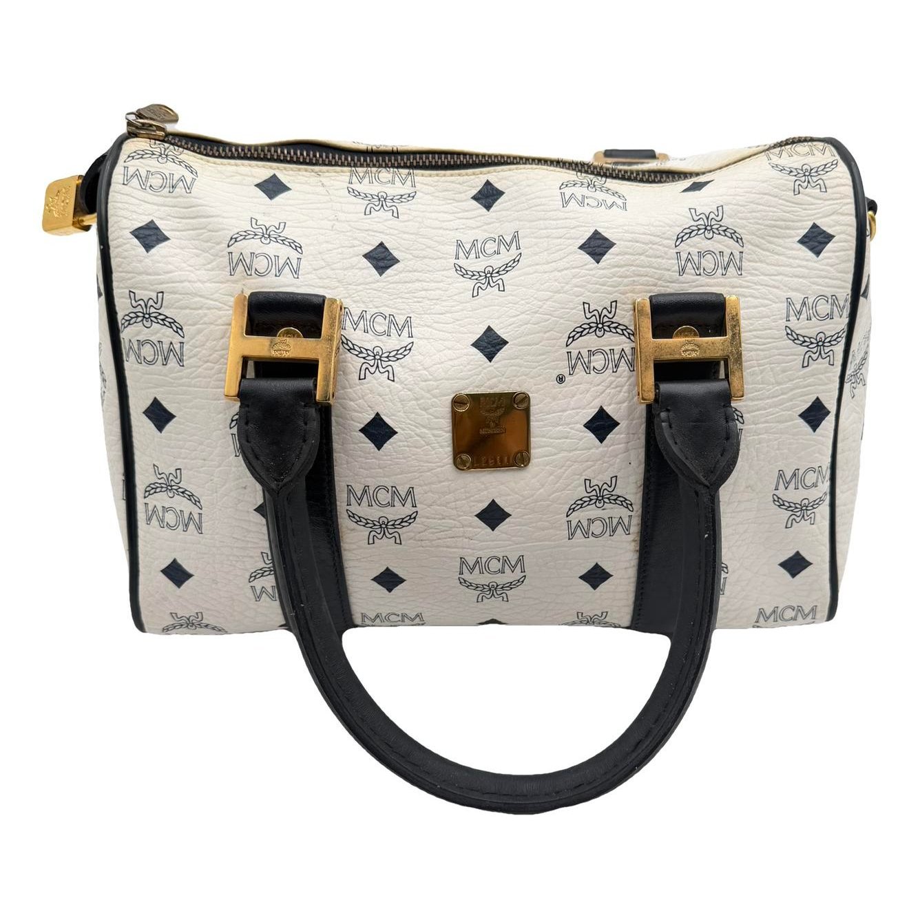 Boston leather handbag