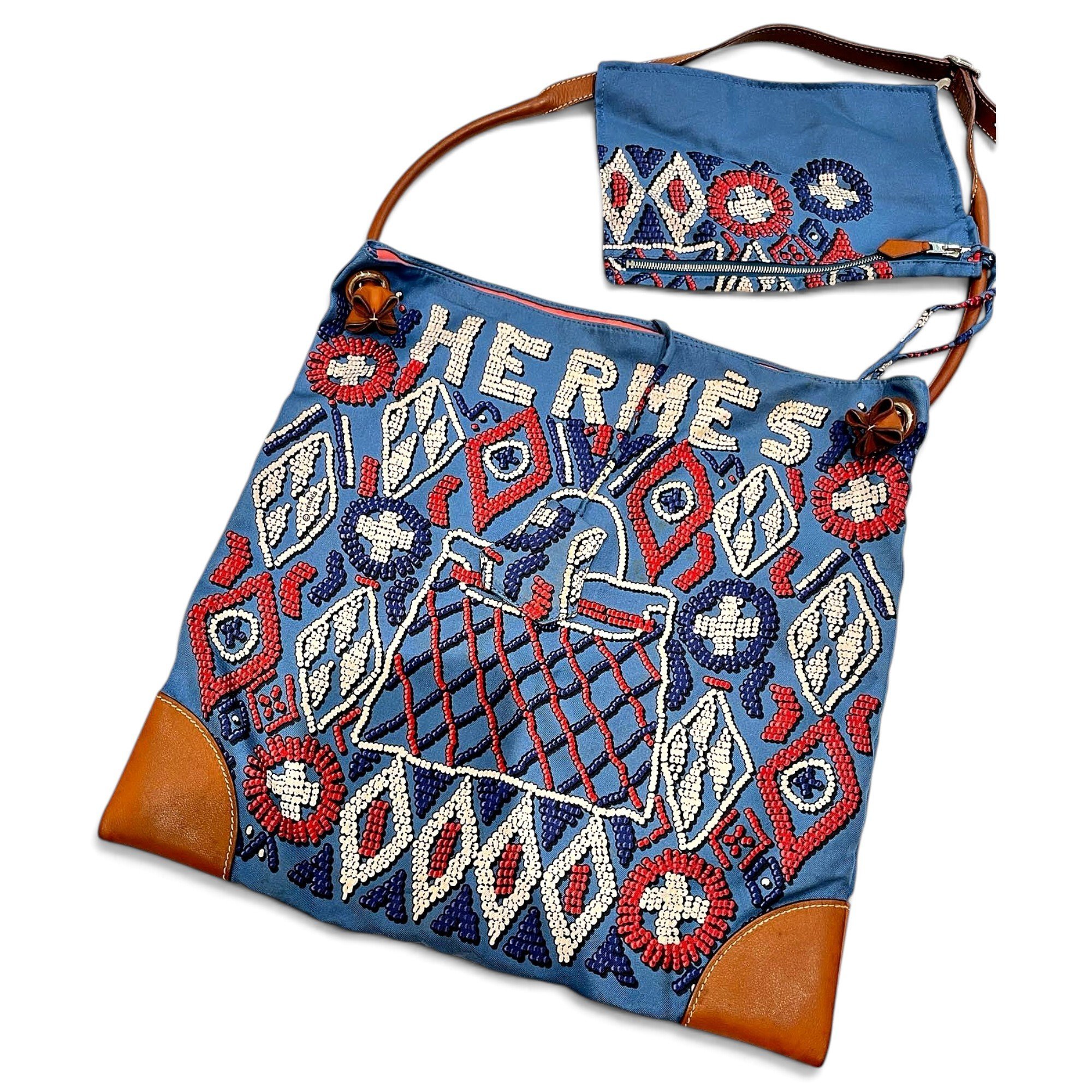 Silk City silk handbag