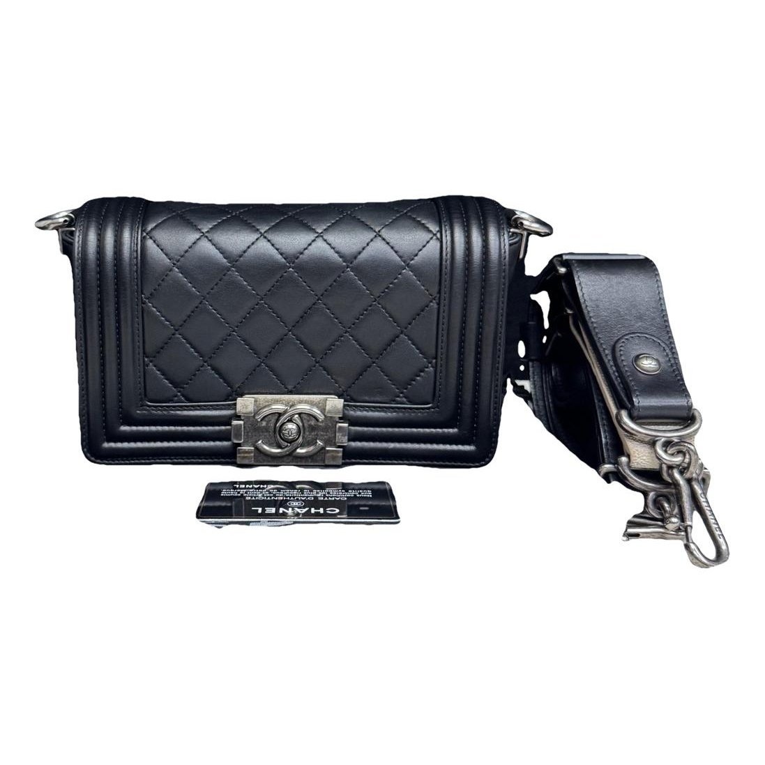 Boy leather crossbody bag