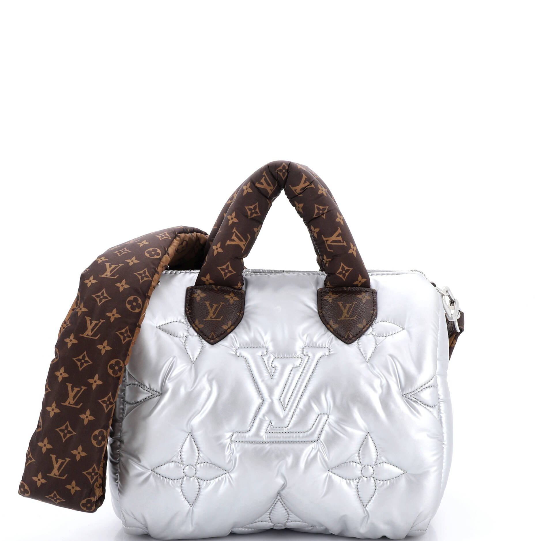 Louis Vuitton Speedy Bandouliere Bag Monogram Quilted Econyl Nylon 25