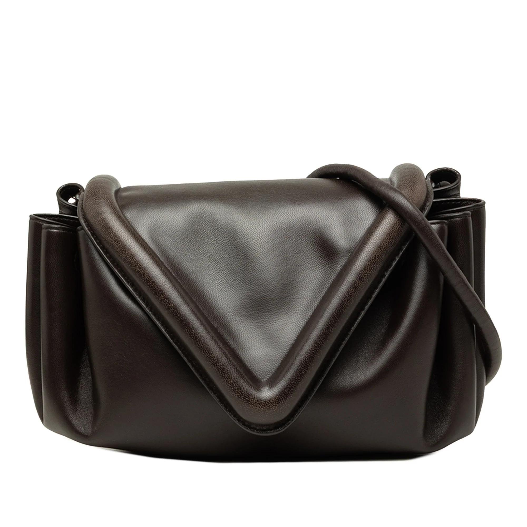 Beak leather crossbody bag