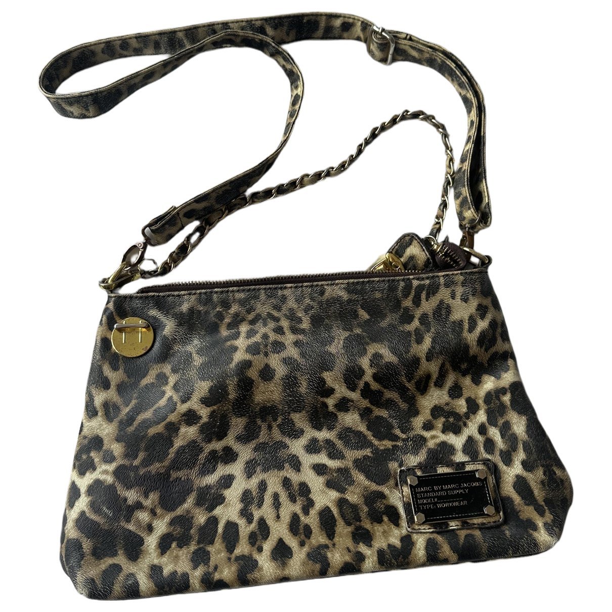 Vegan leather clutch bag