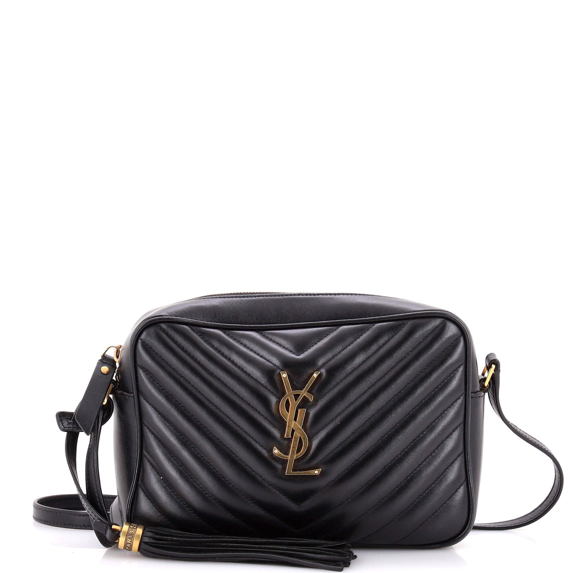Saint Laurent Lou Camera Bag Matelasse Chevron Leather Small