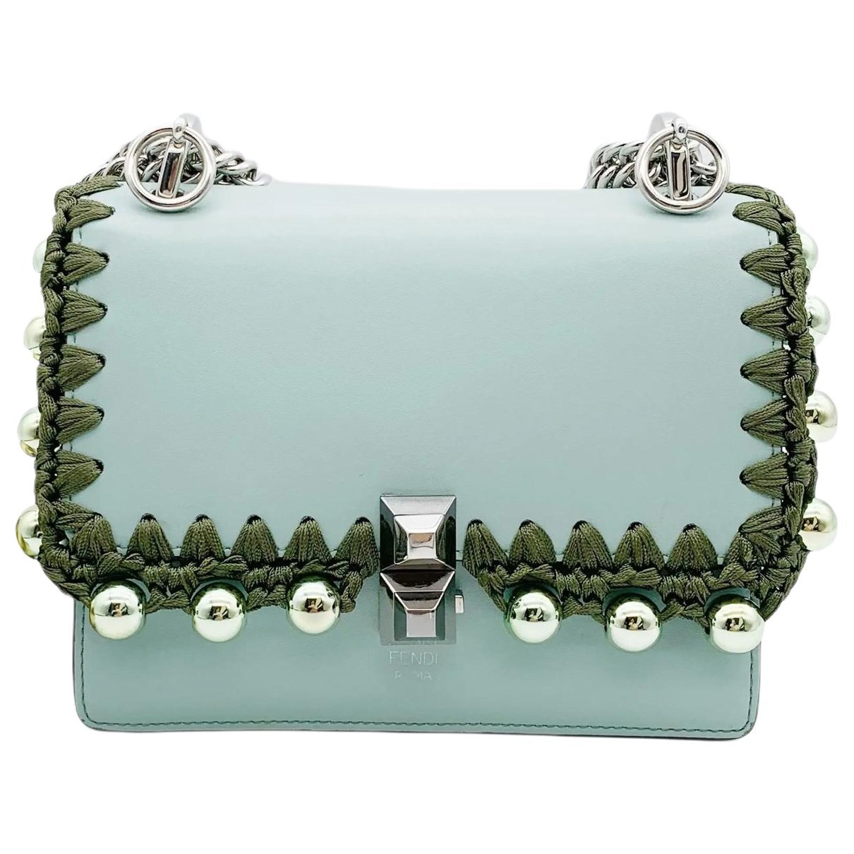 Kan I leather crossbody bag