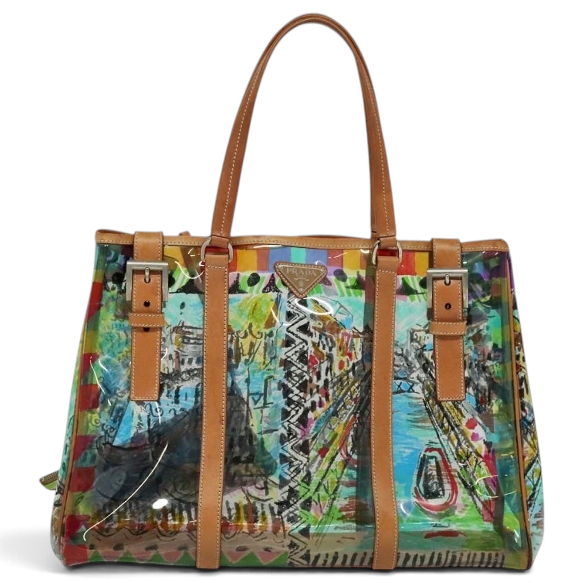Leather tote