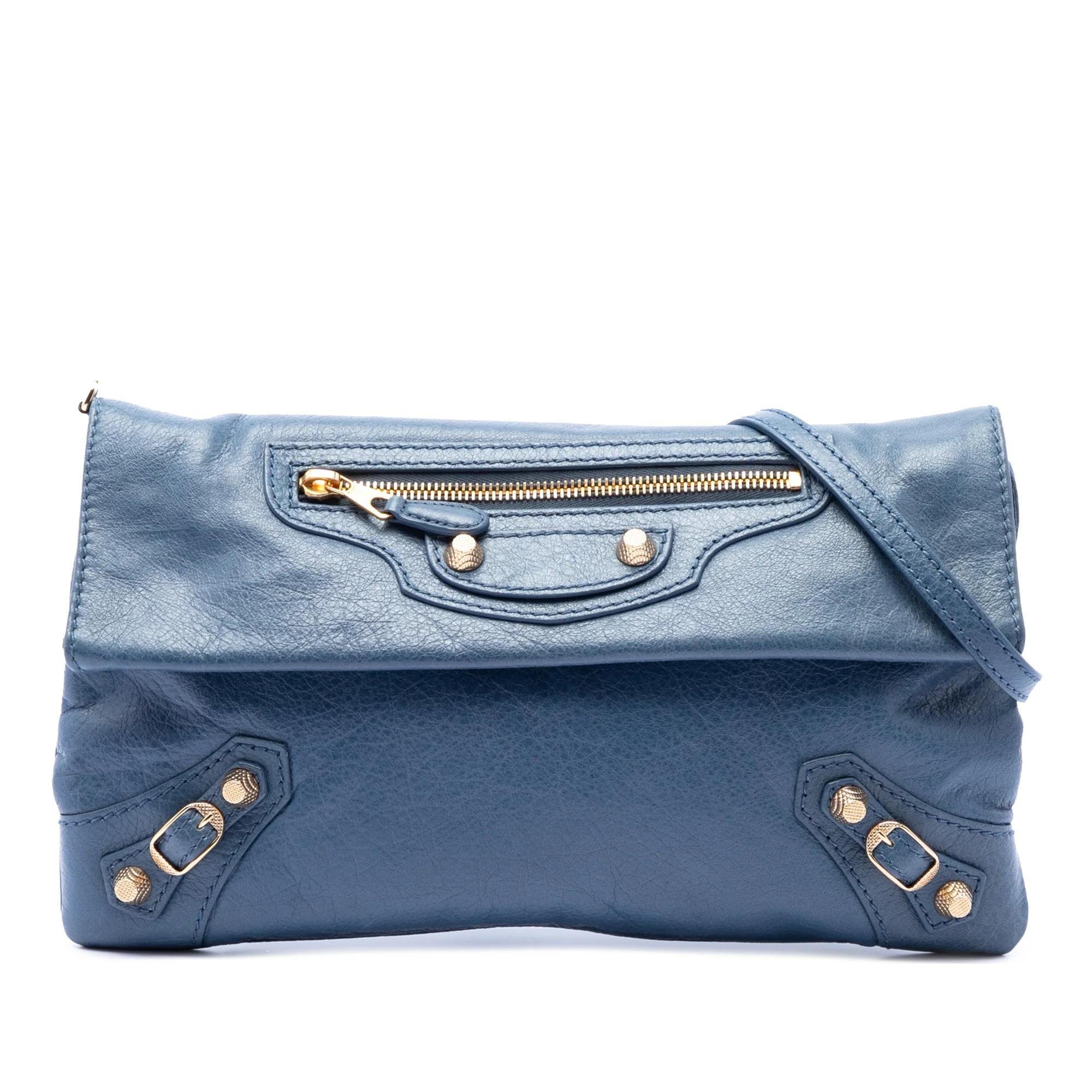 Envelop pony-style calfskin handbag