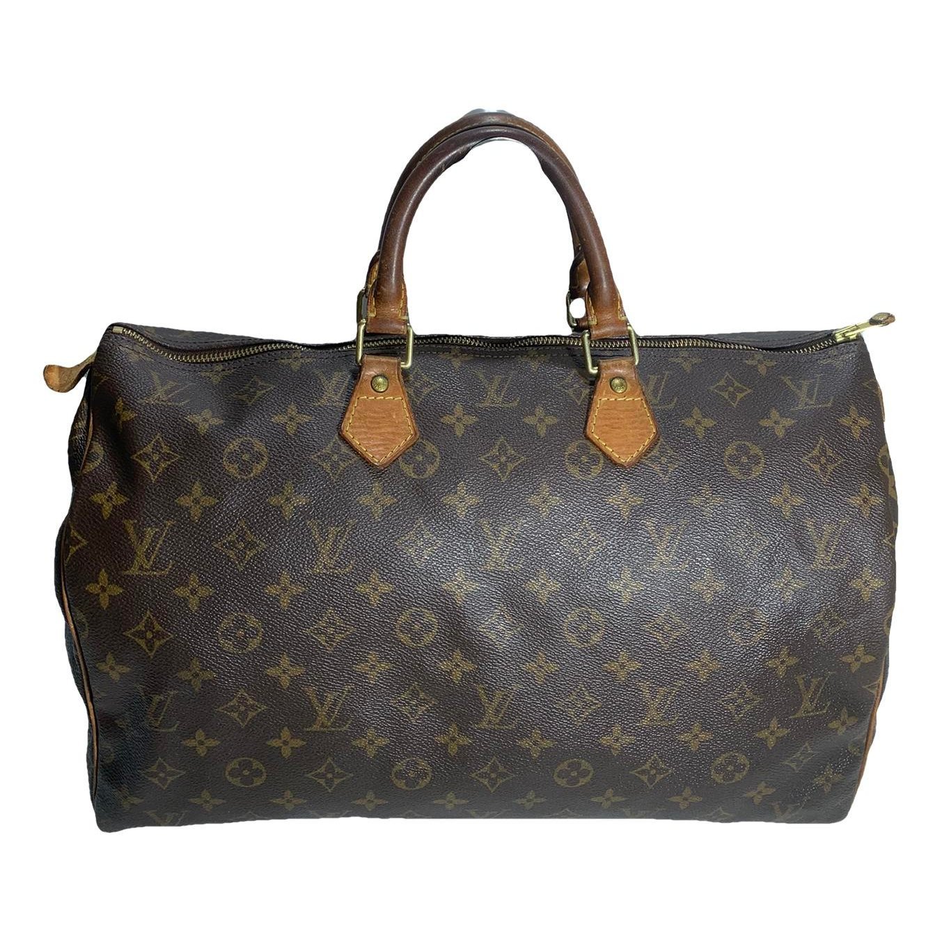 Speedy leather handbag
