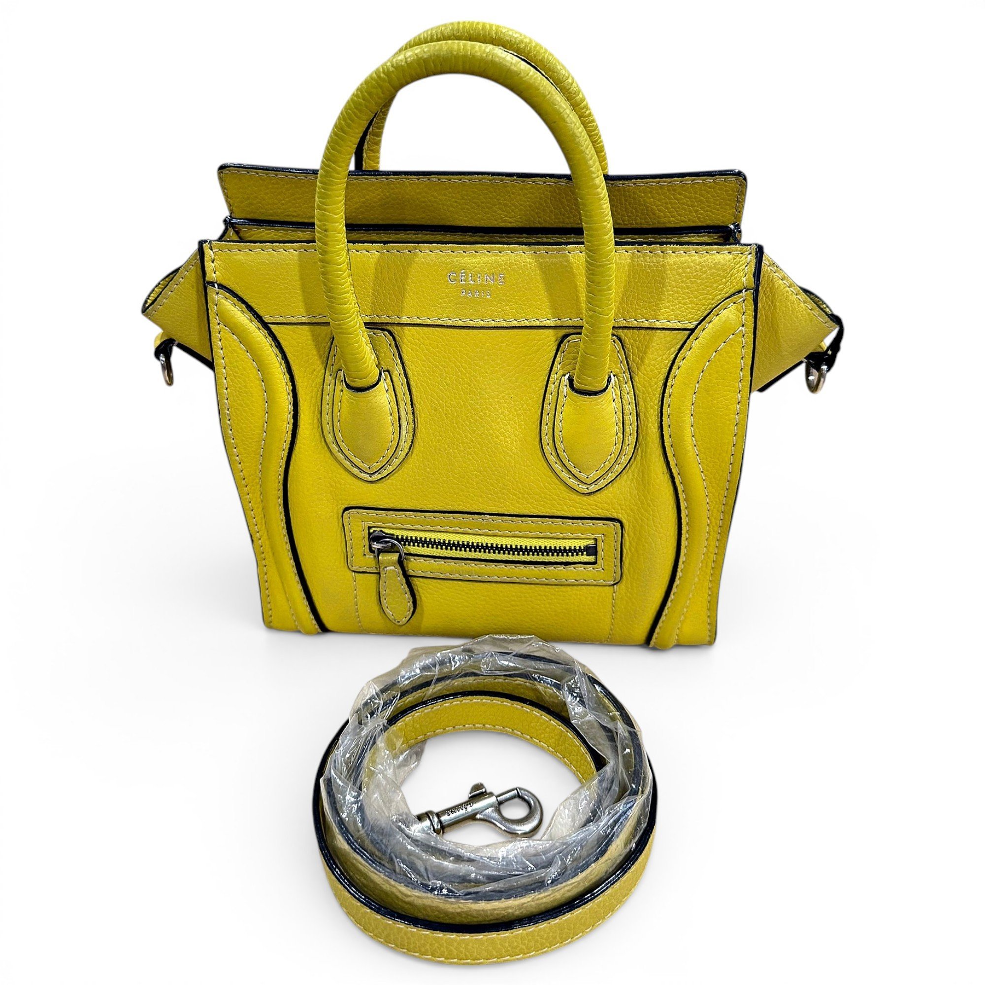 Nano Luggage leather handbag