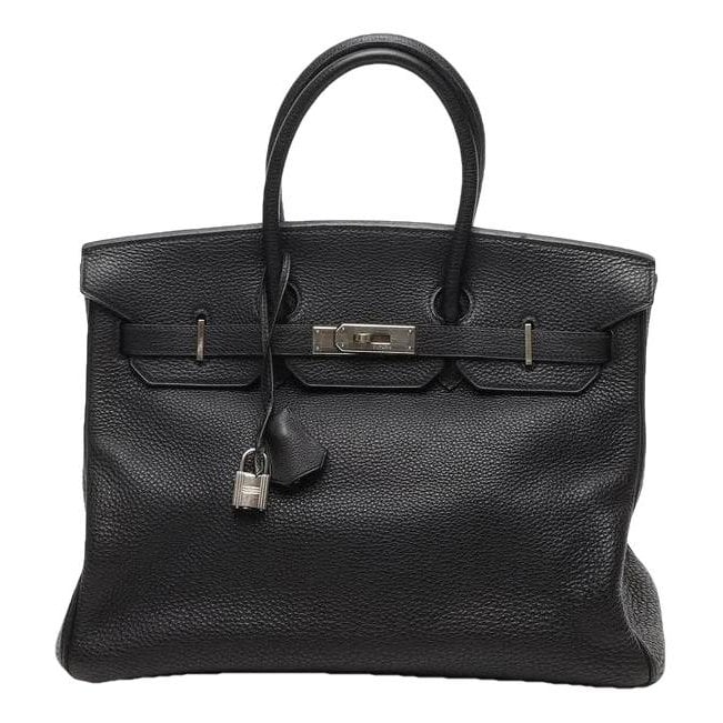 Birkin 35 leather handbag