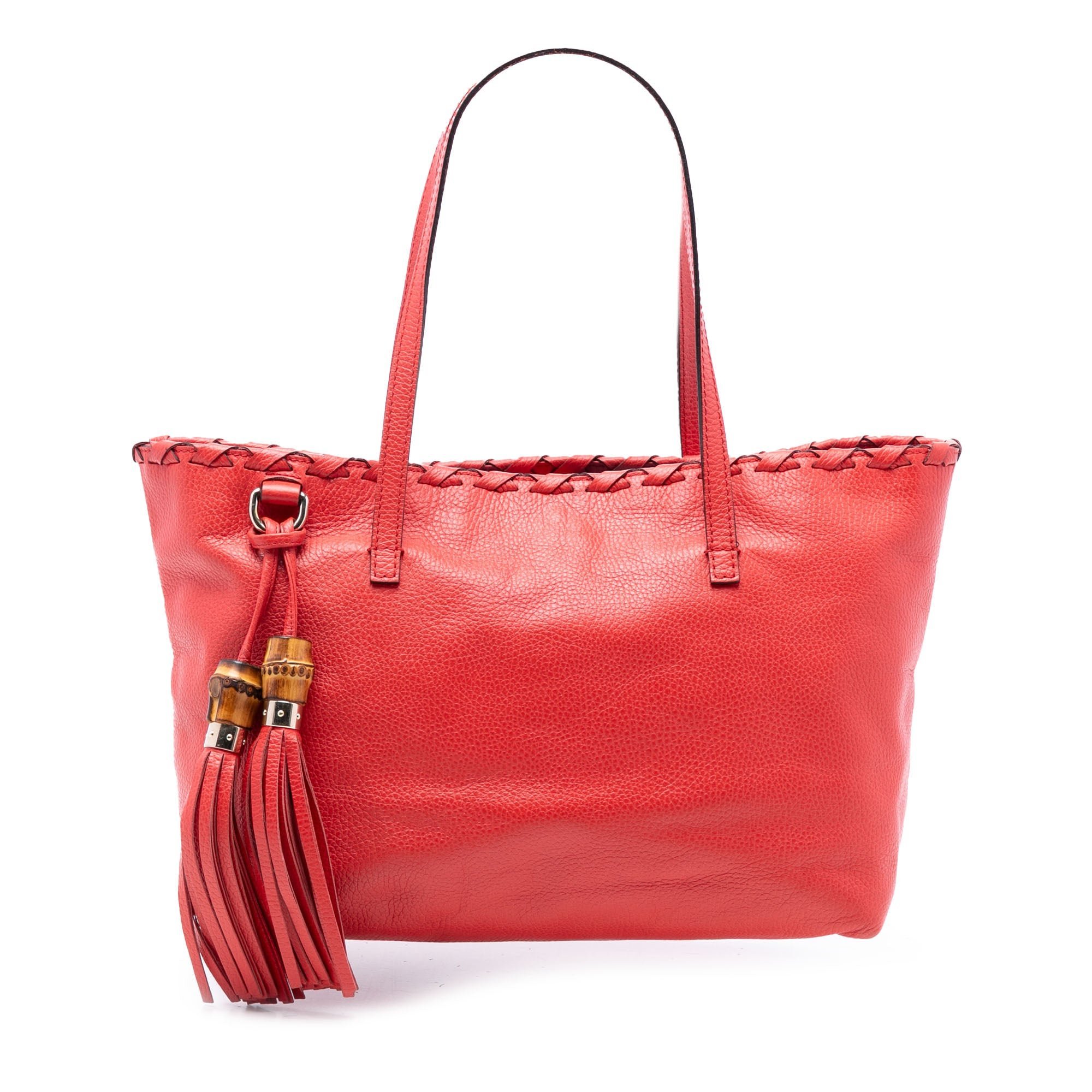 Leather tote