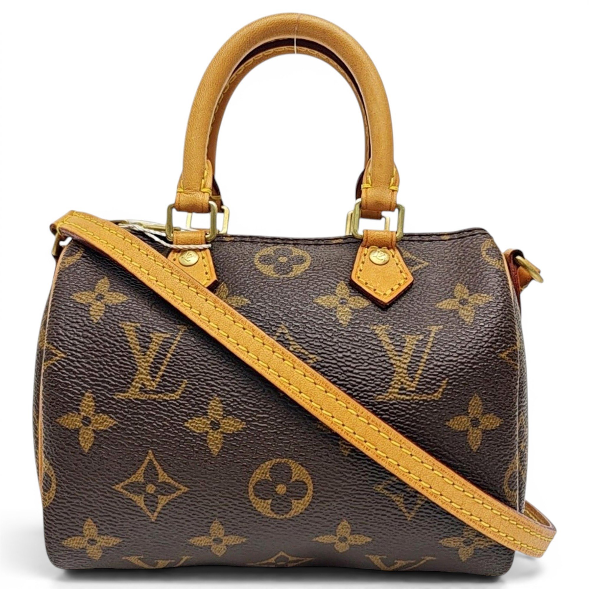 Nano Speedy / Mini HL leather handbag