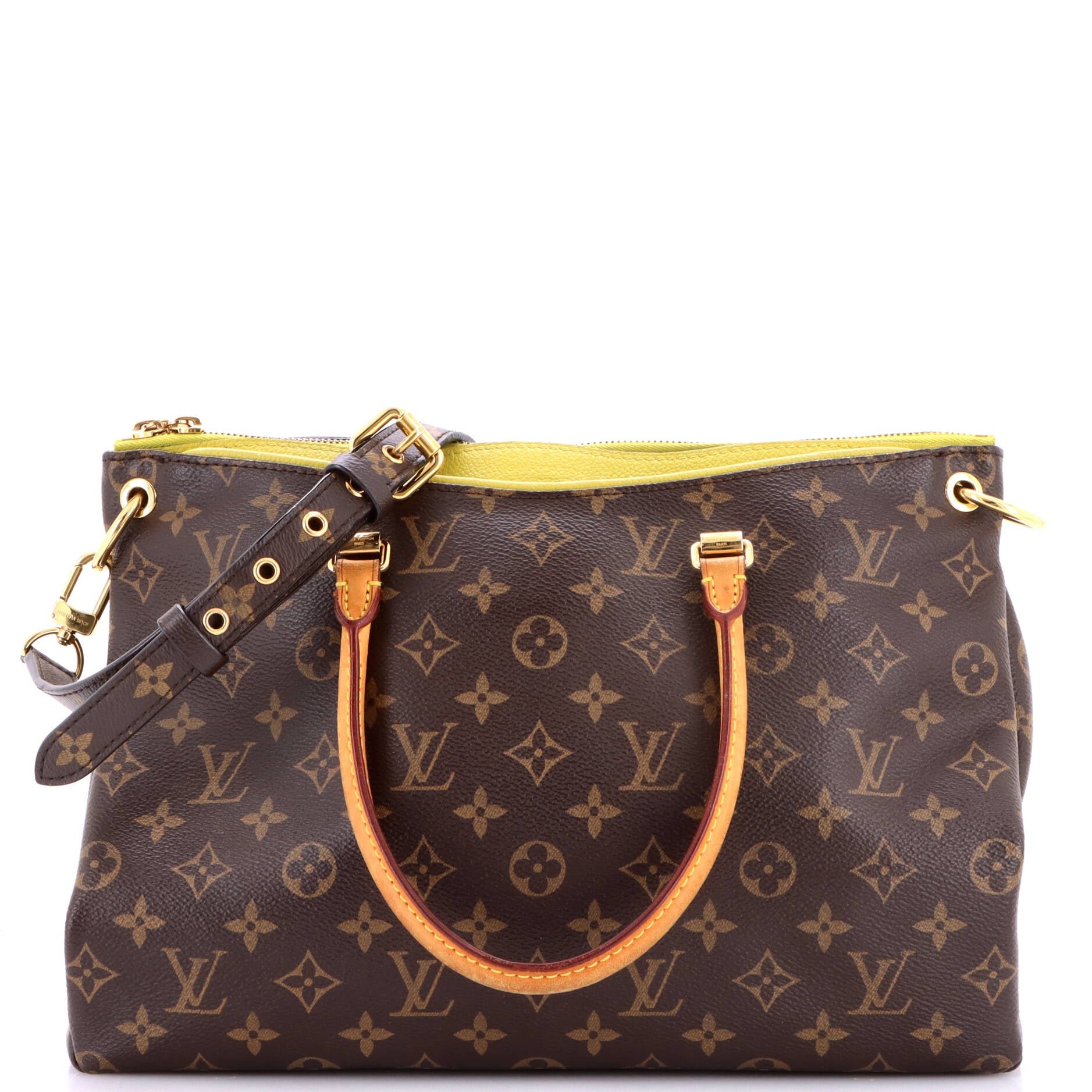 Pallas Tote Monogram Canvas with Leather