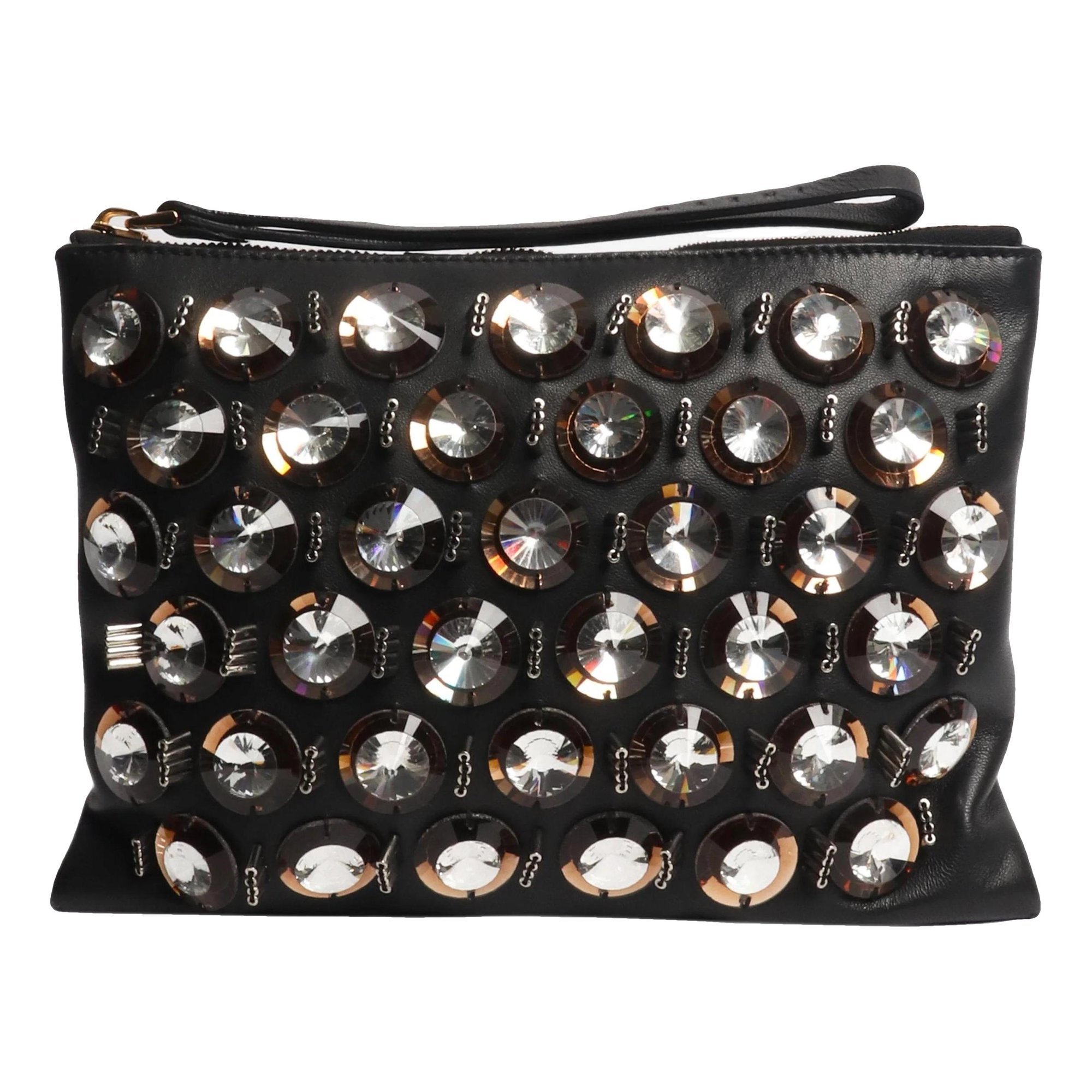 Marni Leather clutch bag
