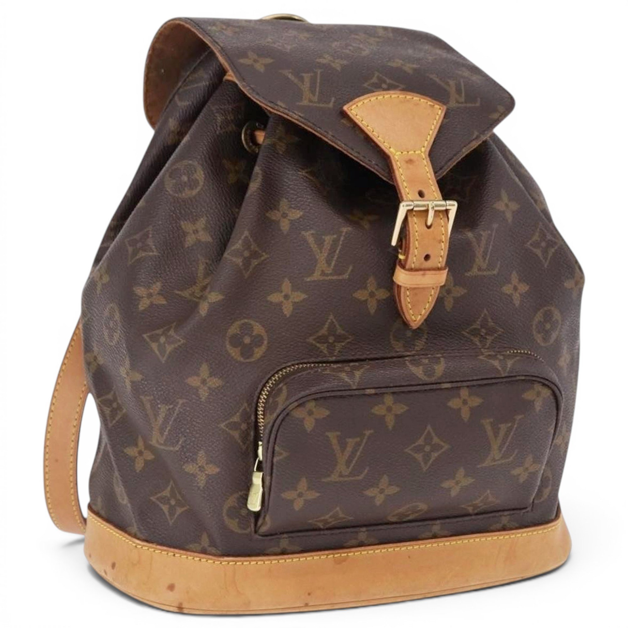 Montsouris leather backpack