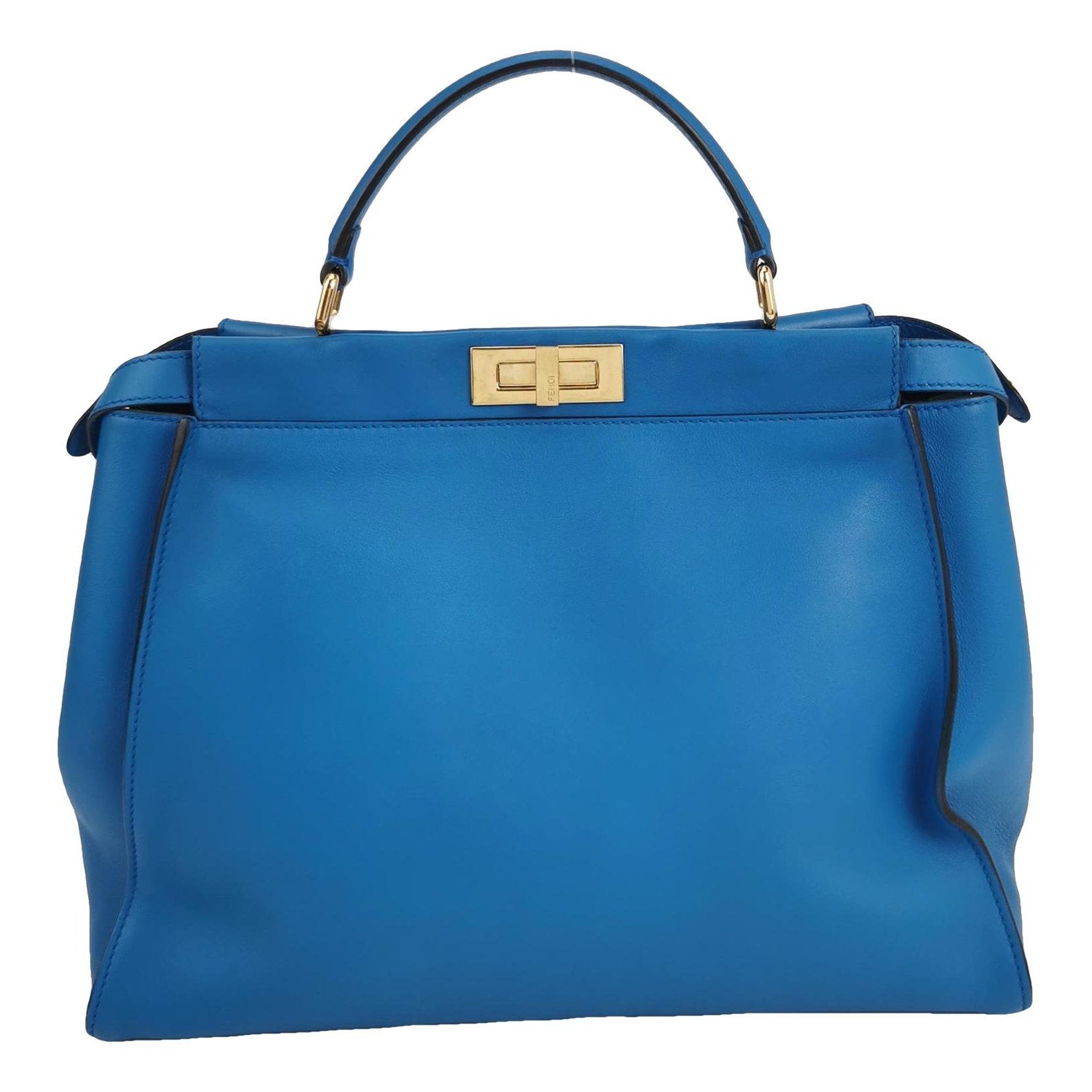 Peekaboo leather handbag