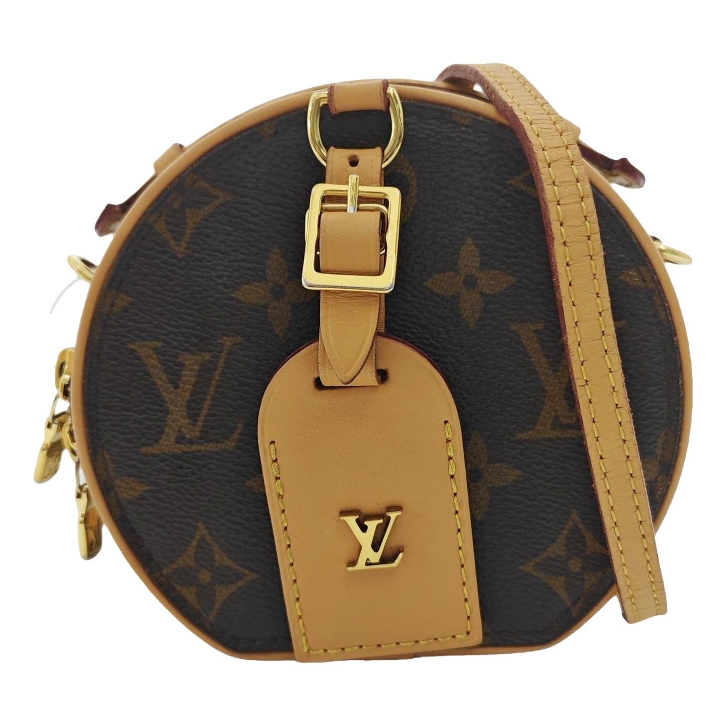 Micro boite chapeau leather handbag