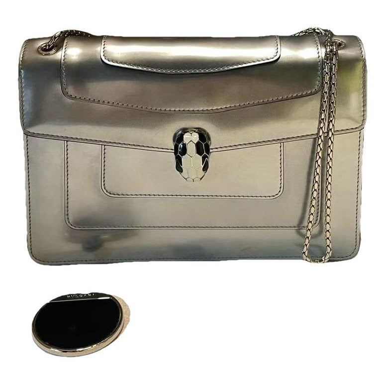 Serpenti leather handbag