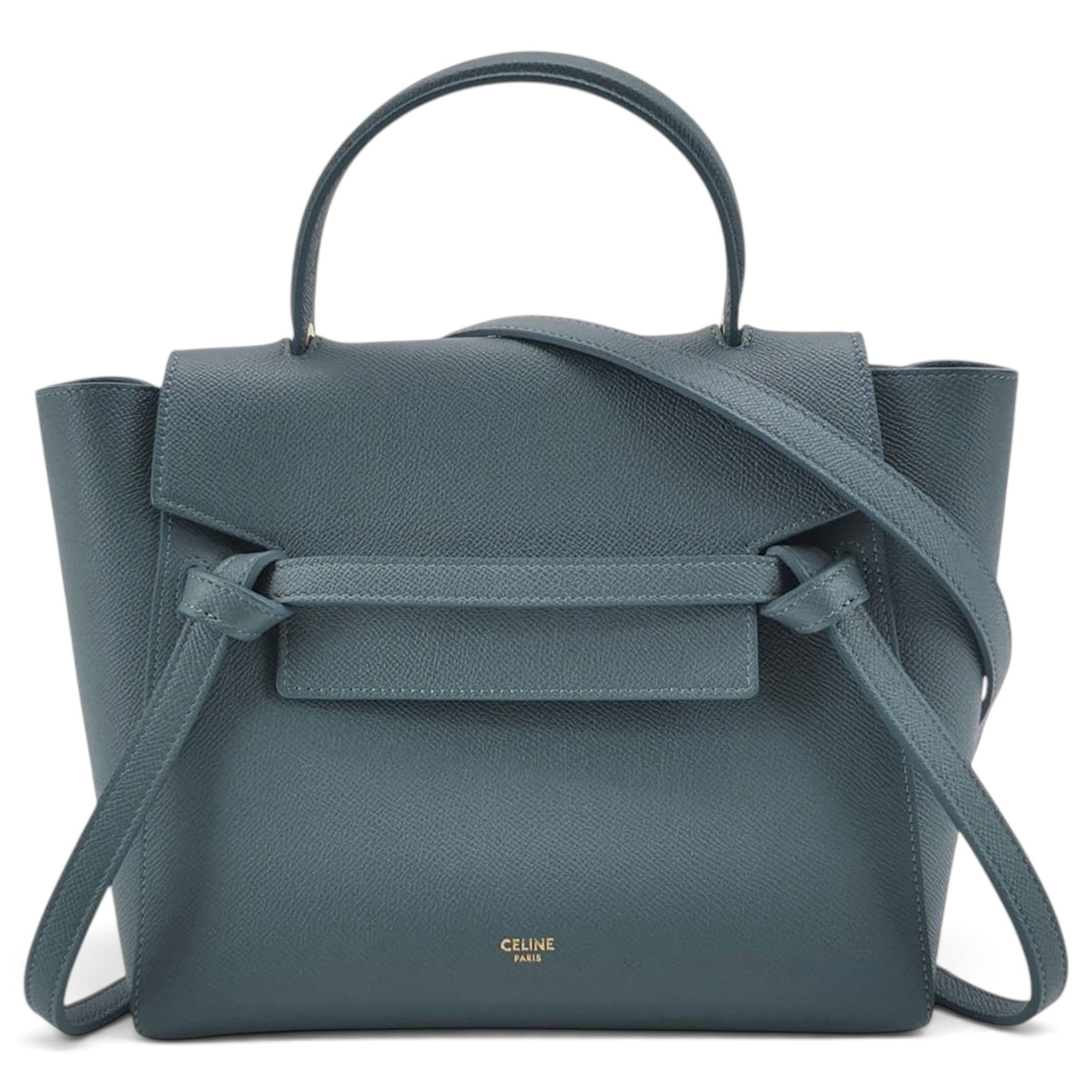 Belt leather handbag