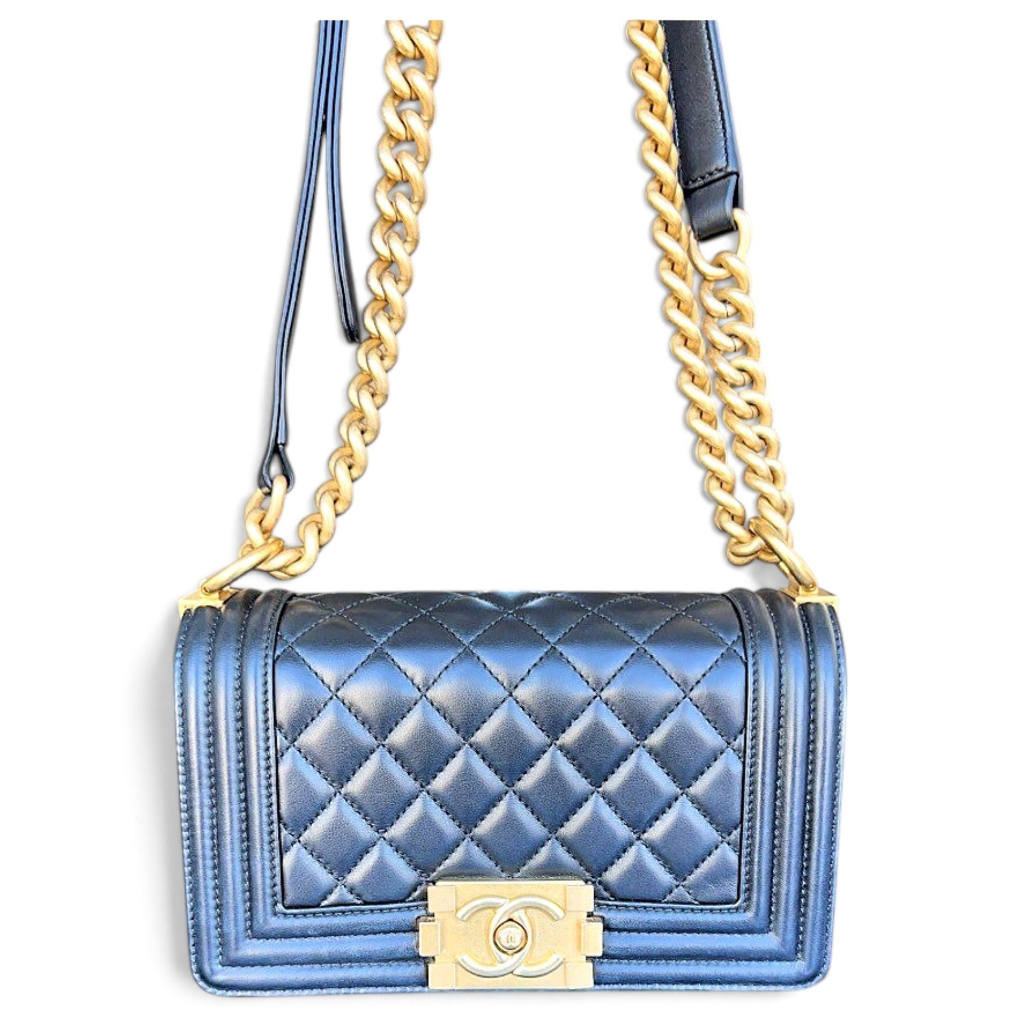 Boy leather crossbody bag