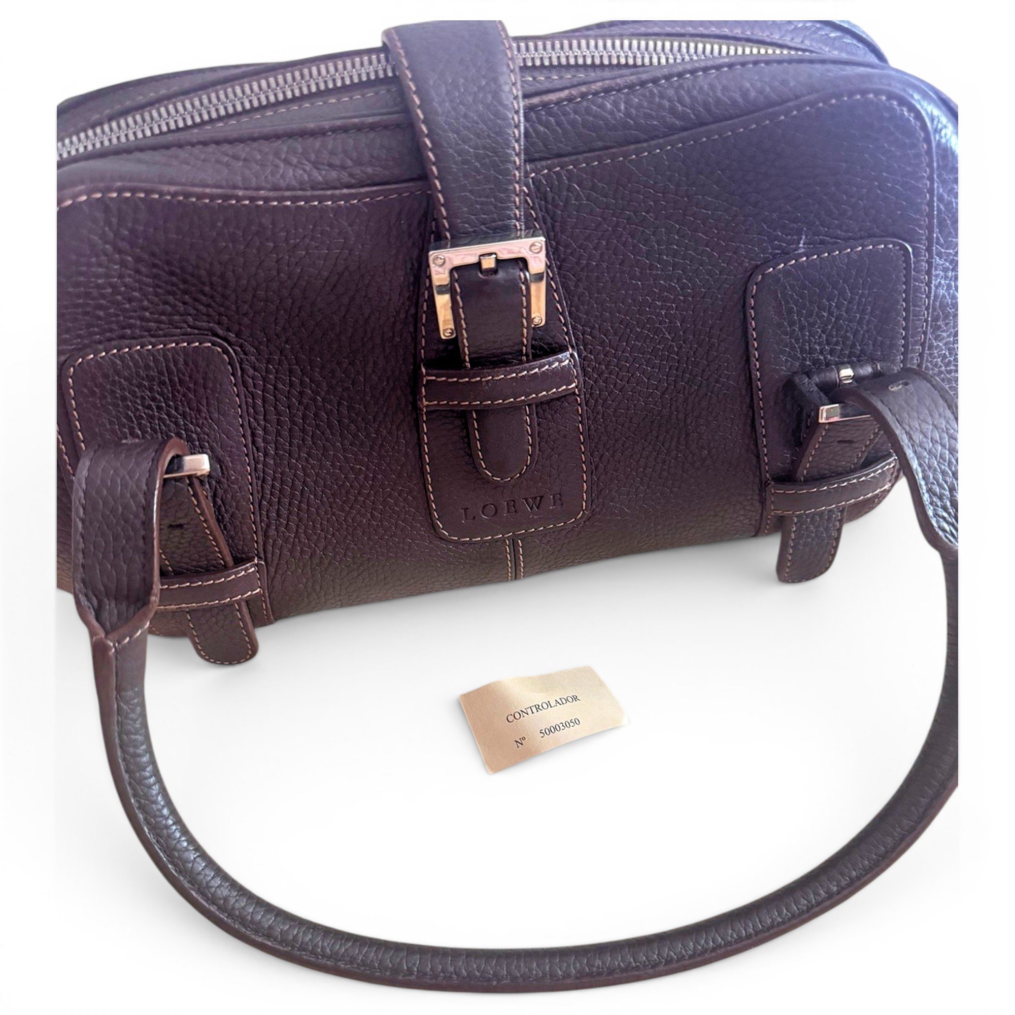 Leather handbag