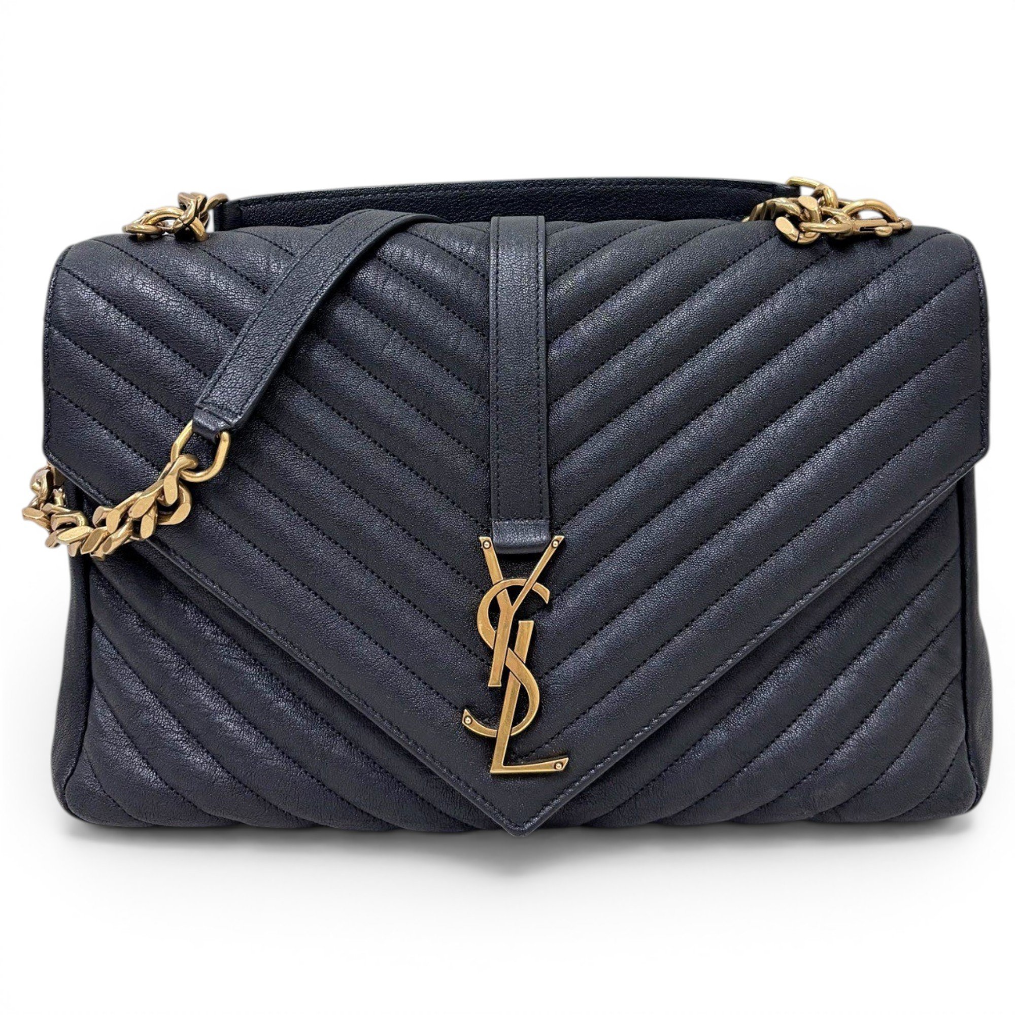 Collége monogramme leather handbag