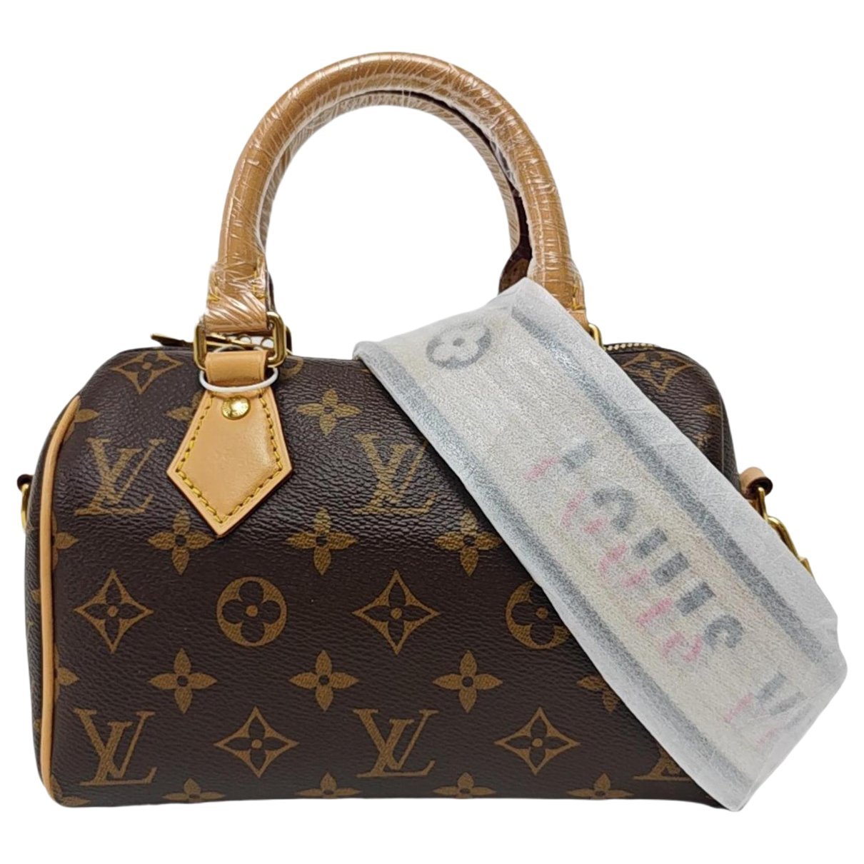 Nano Speedy / Mini HL leather handbag