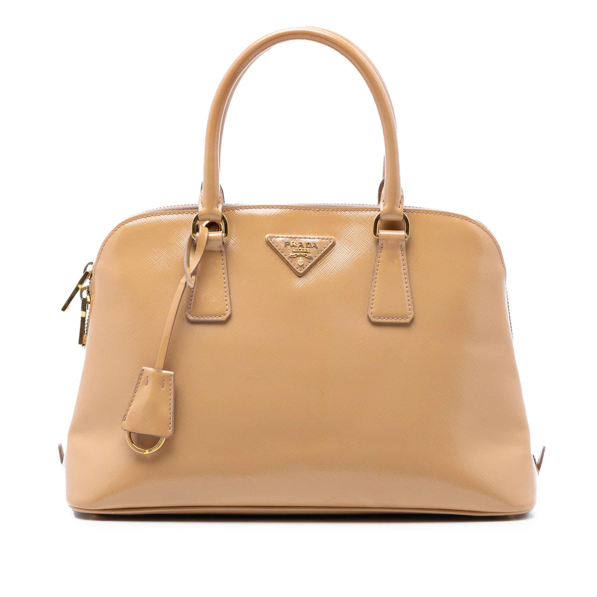 Promenade leather satchel