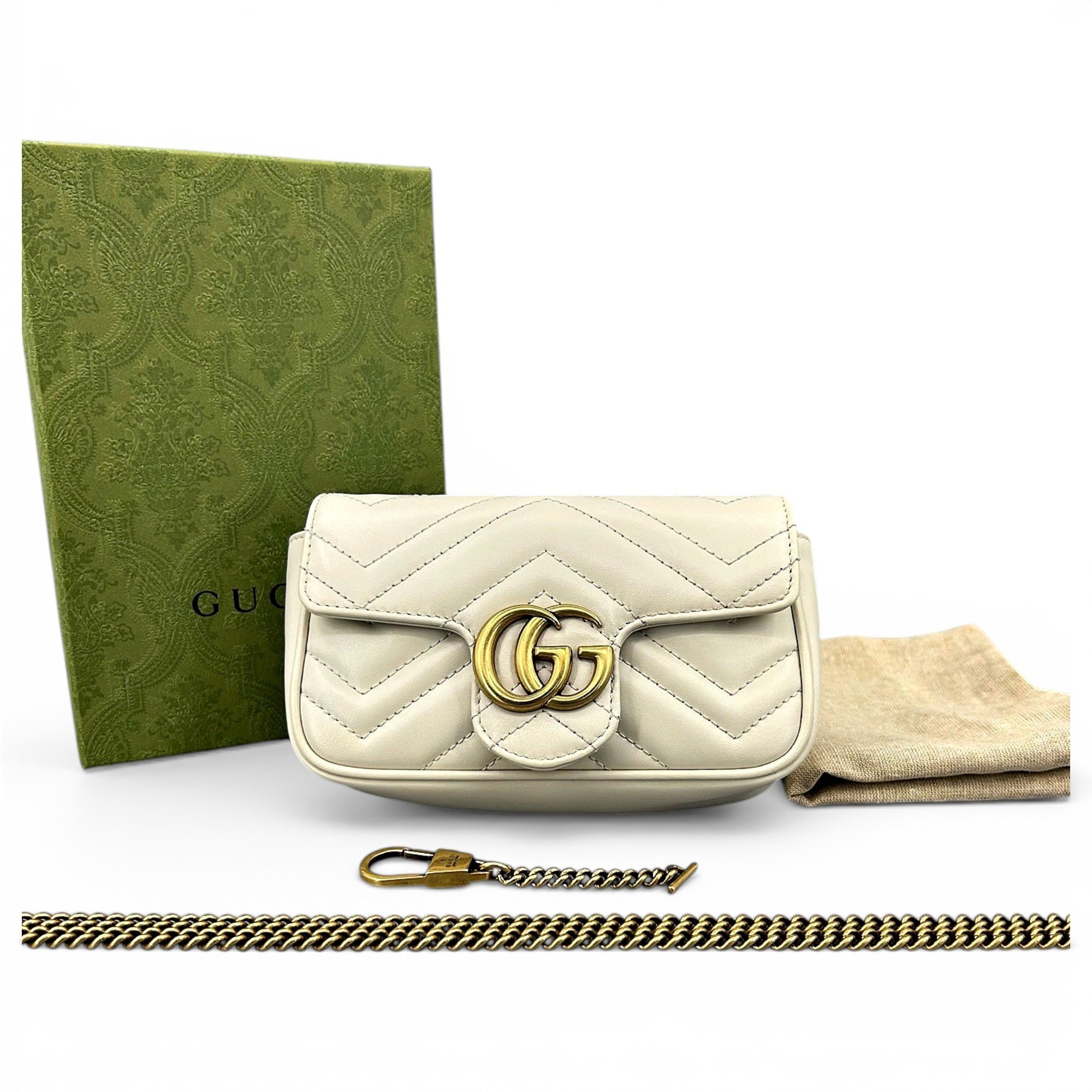 GG Marmont Chain leather crossbody bag
