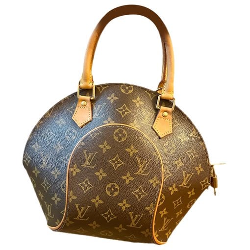 Ellipse leather handbag