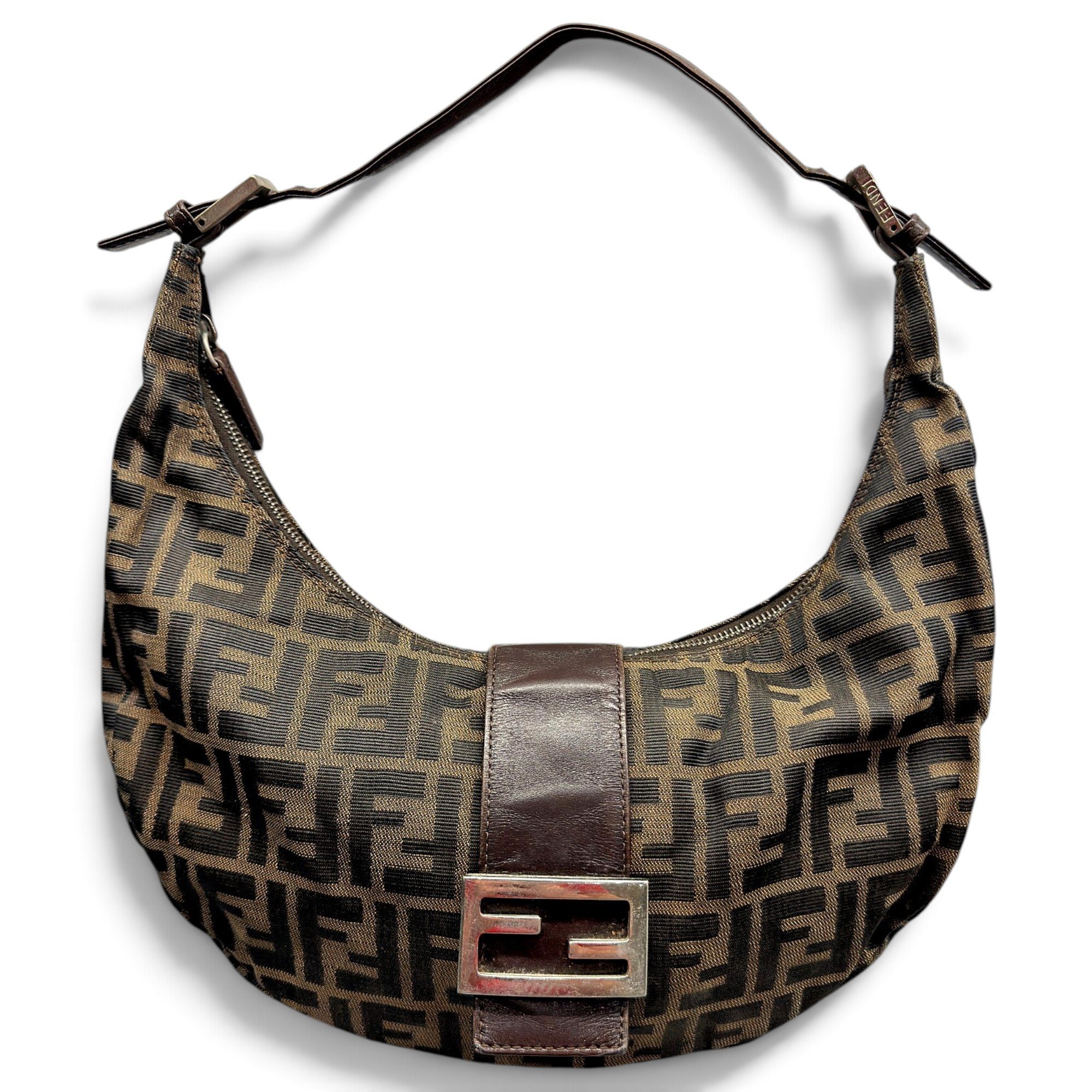 Croissant cloth handbag