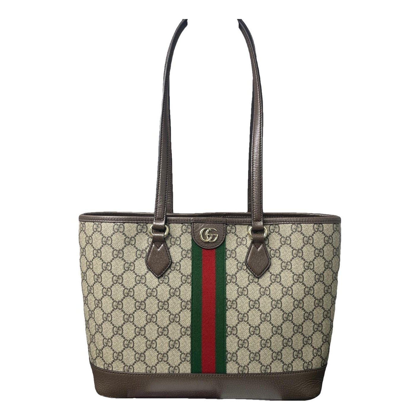 Ophidia Shopping leather handbag