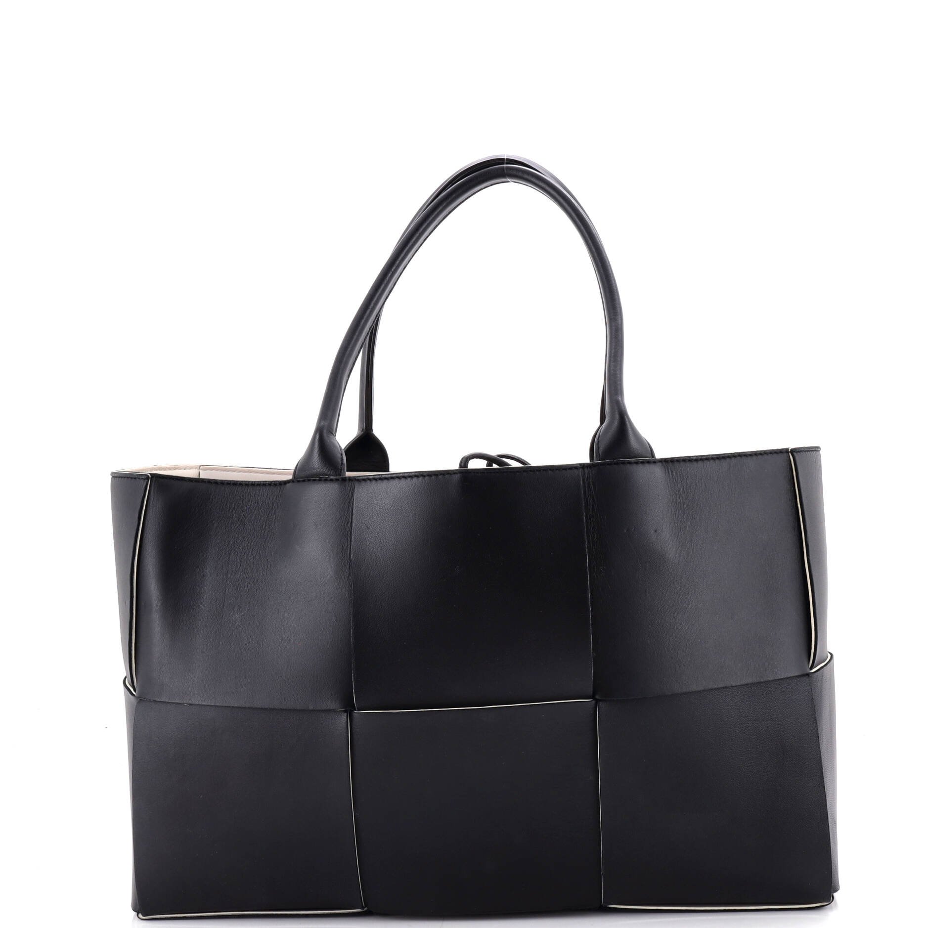 Arco Tote Maxi Intrecciato Leather Medium