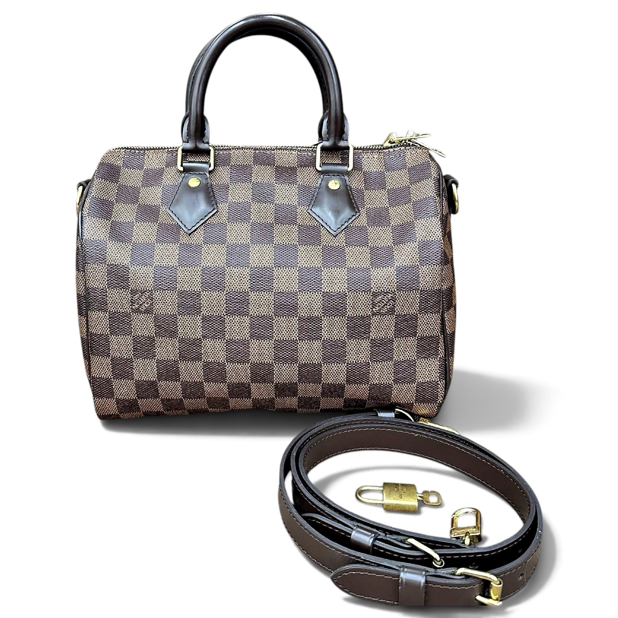 Speedy Bandoulière leather bowling bag