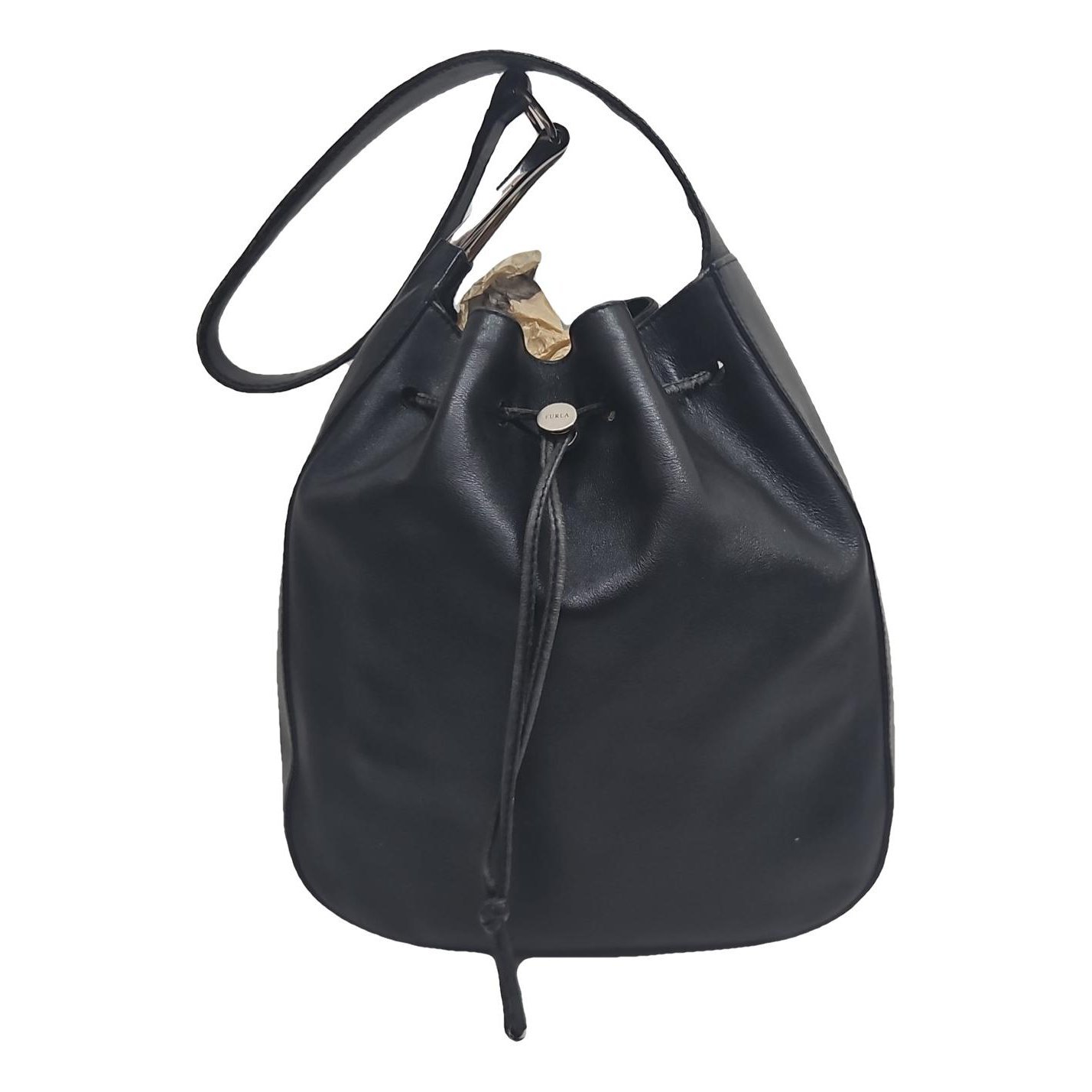 Leather backpack