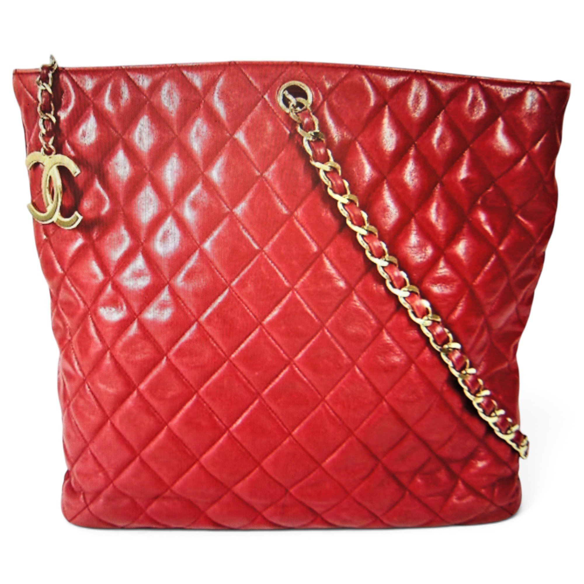 Leather tote