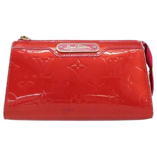 Patent leather vanity case
